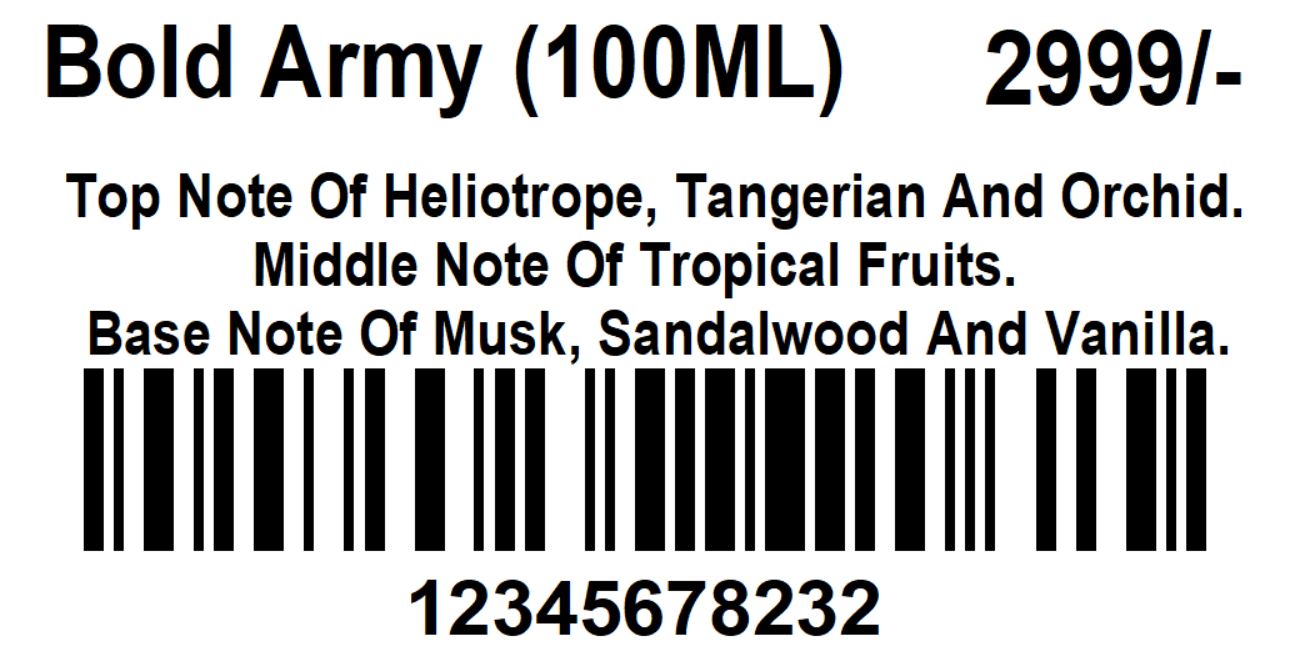 Bold Army 100ml