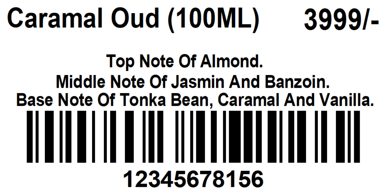 Caramal Oud 100ml