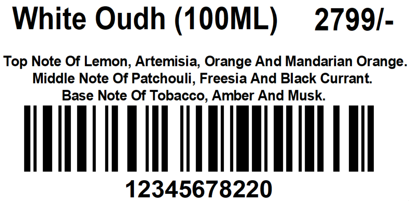 White Oudh 100ml