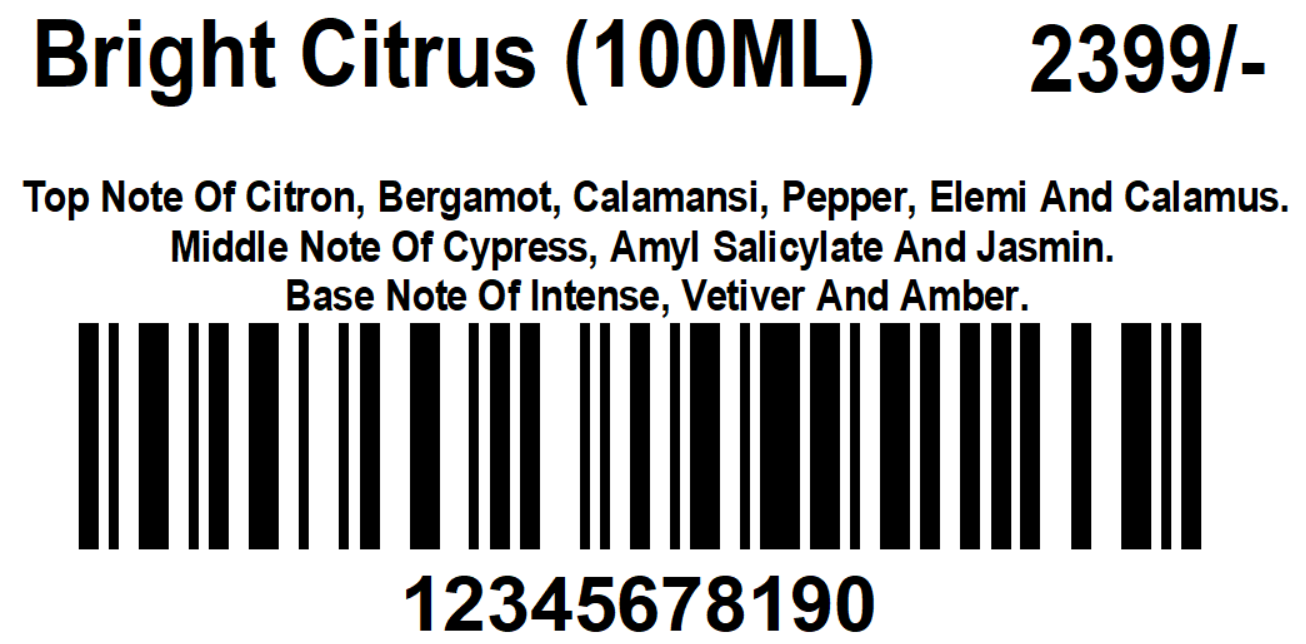 Bright Citrus 100ml