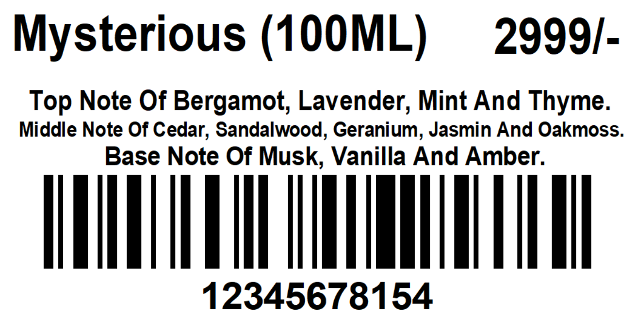 Mysterious 100ml