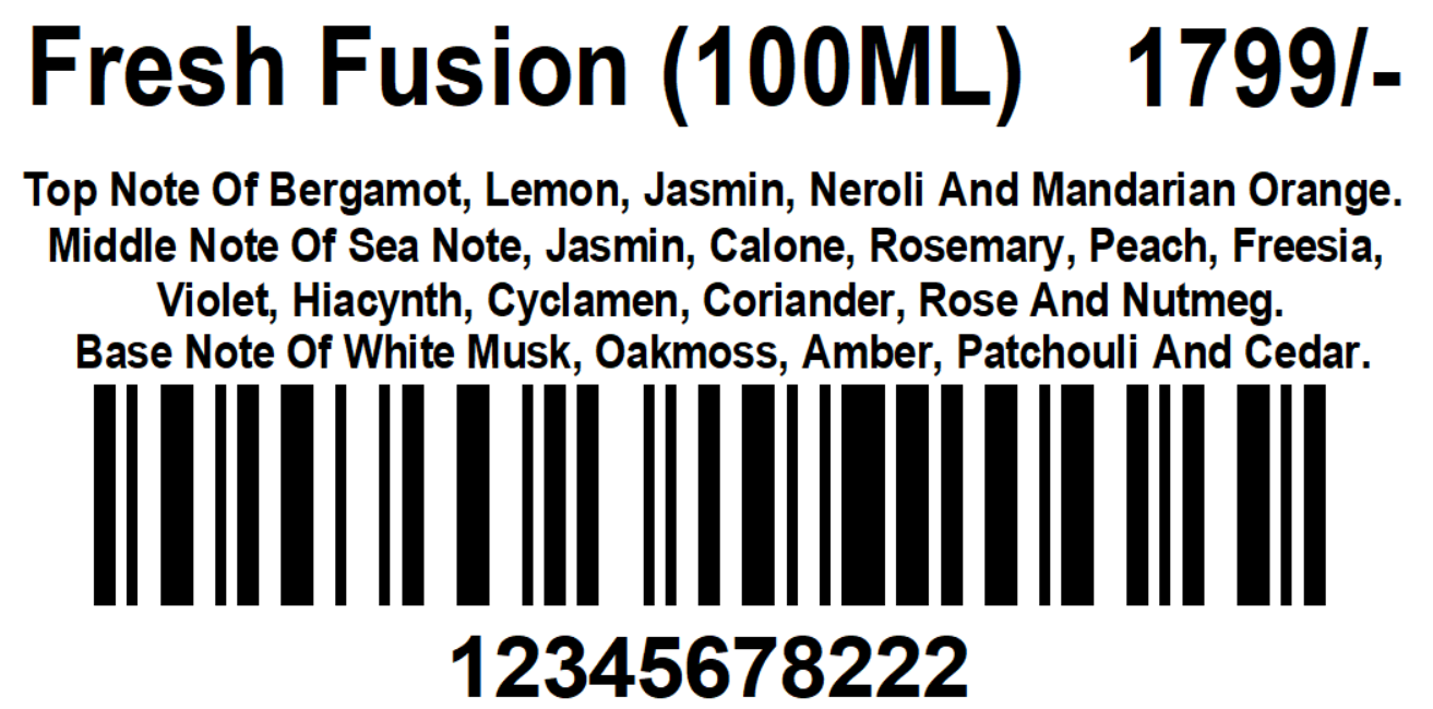 Fresh Fusion 100ml