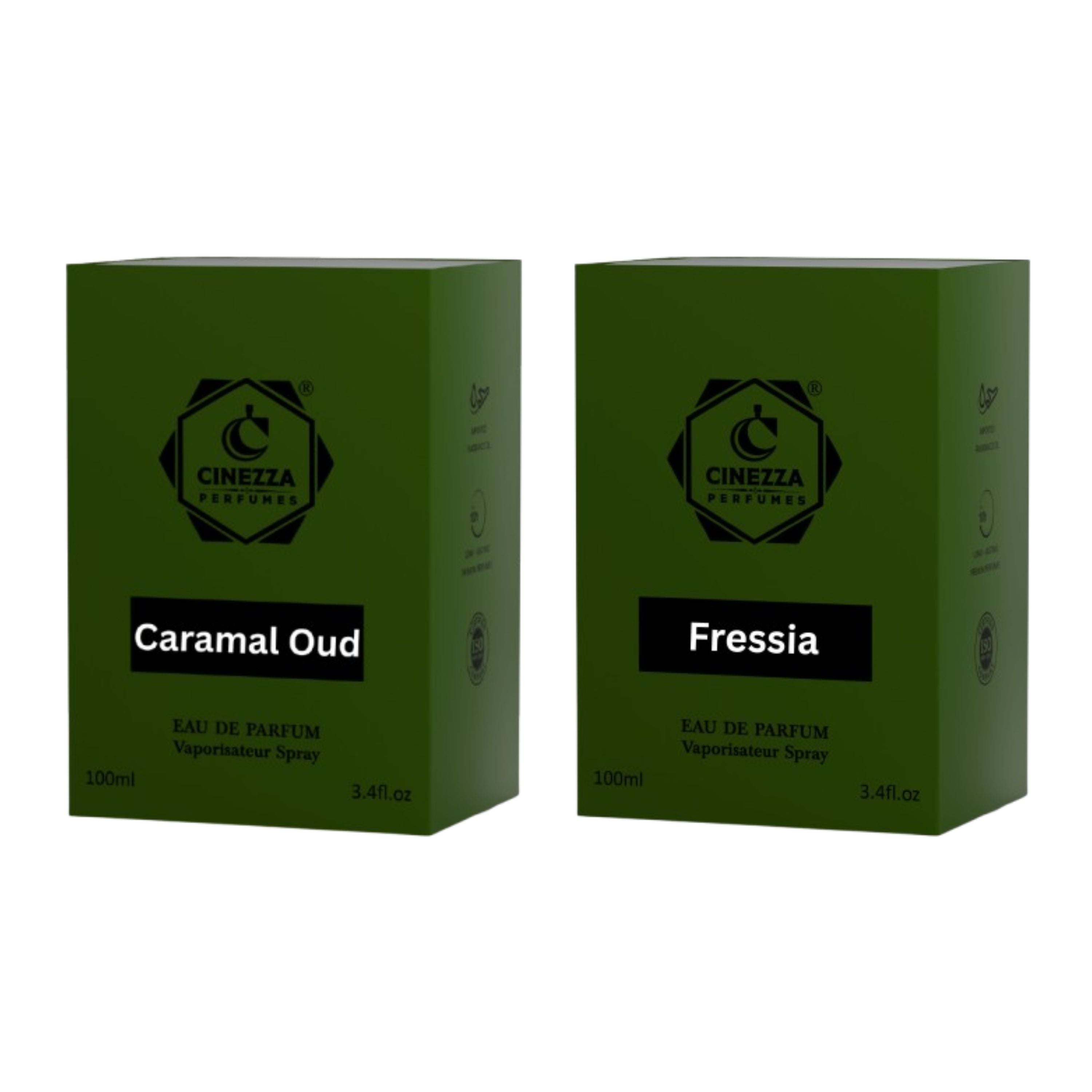 Caramal Oud 100ml & Fressia 100ml Combo