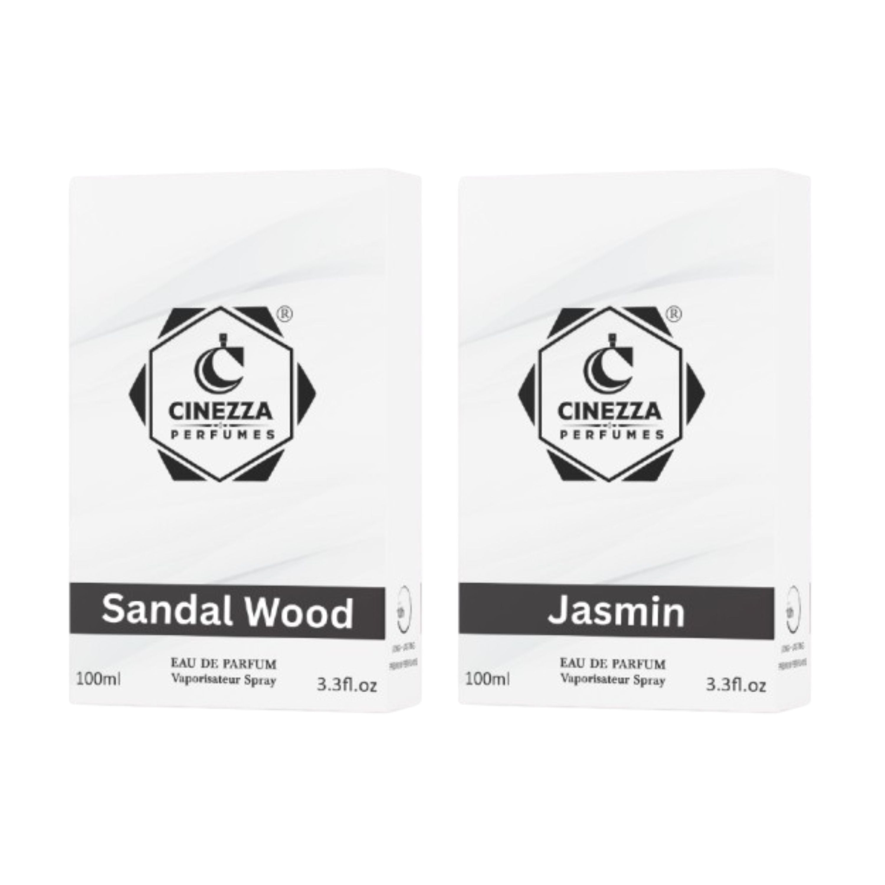 Sandal Wood 100ml & Jasmin 100ml Combo