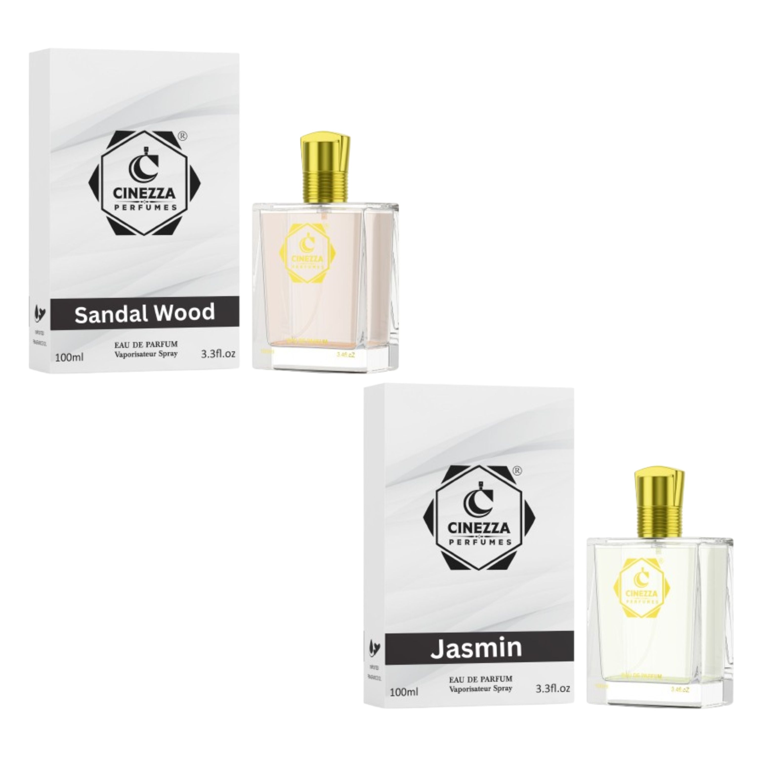 Sandal Wood 100ml & Jasmin 100ml Combo