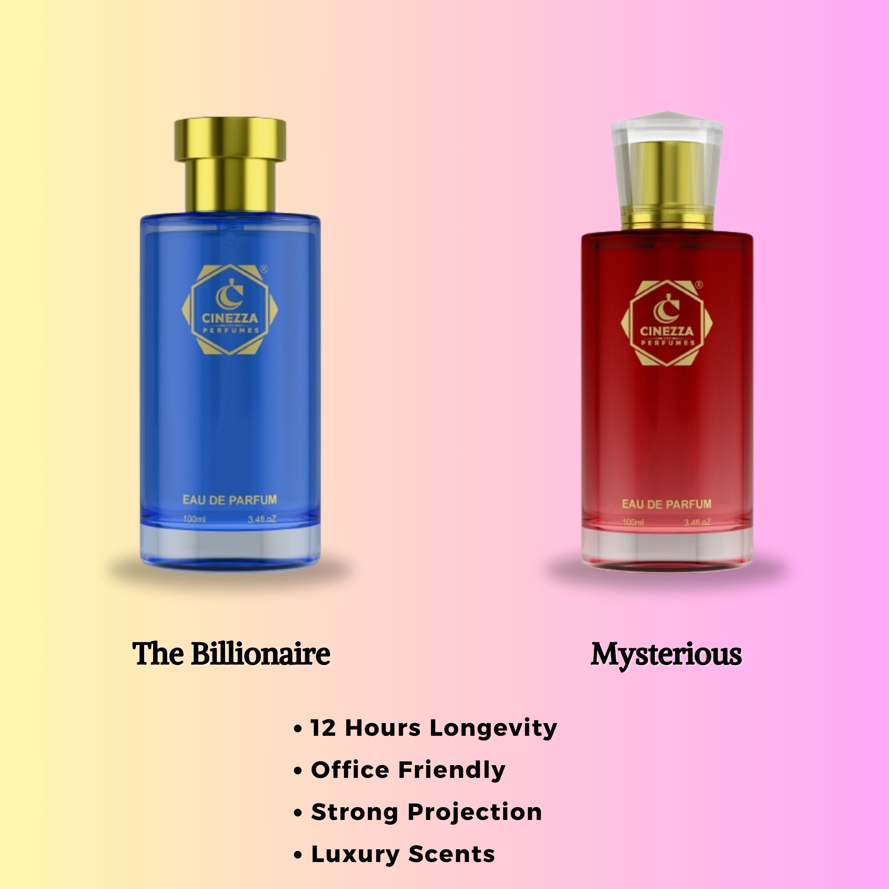 The Billionaire 100ml & Mysterious 100ml Combo