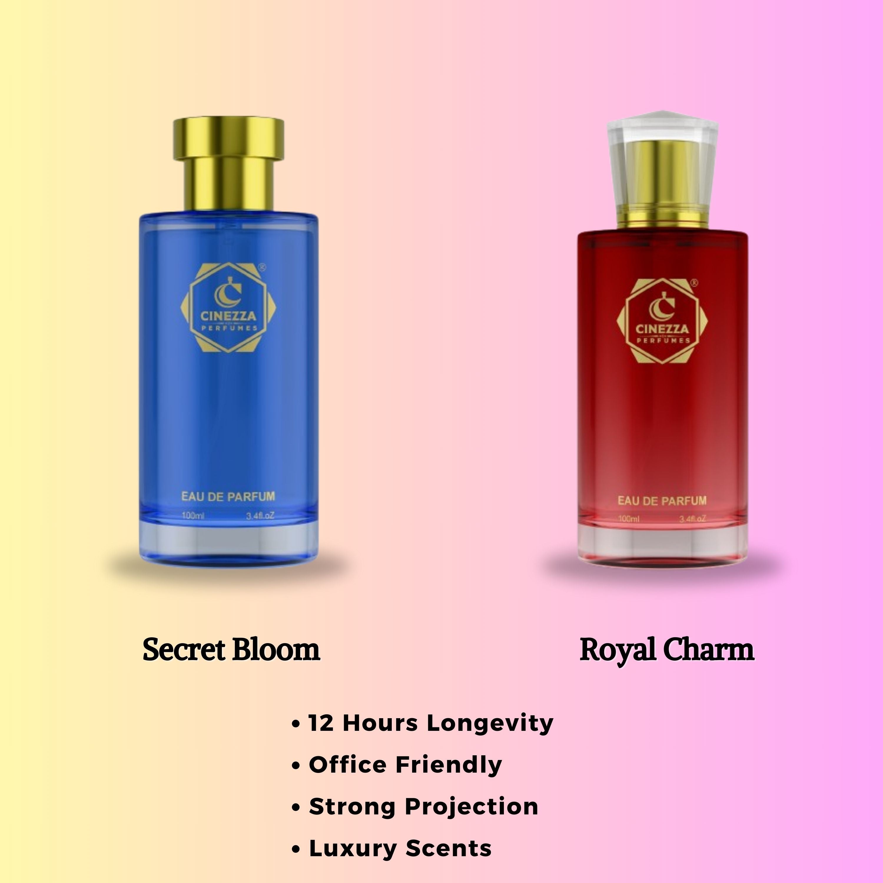 Secret Bloom 100ml & Royal Charm 100ml Combo