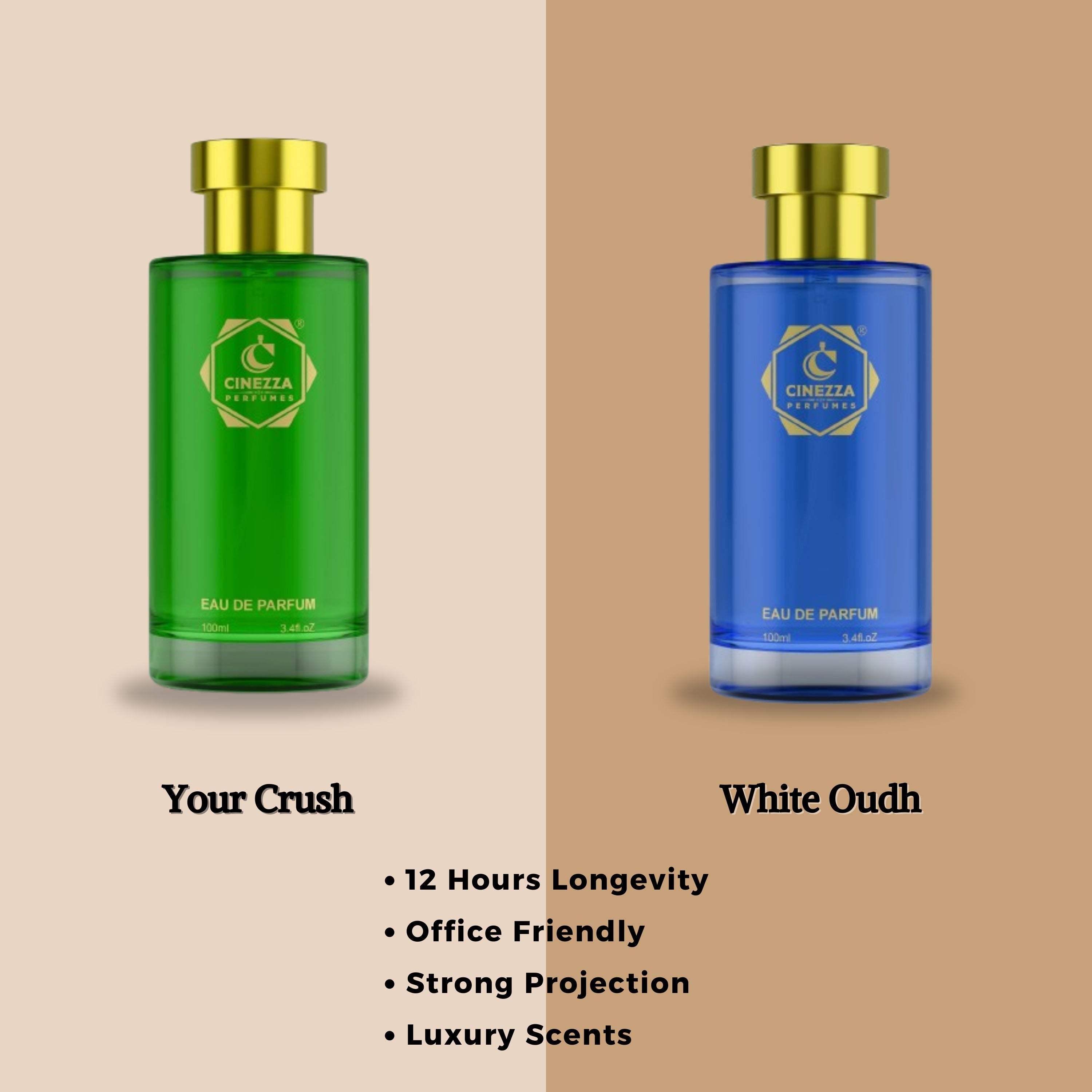 Your Crush 100ml & White Oudh 100ml Combo
