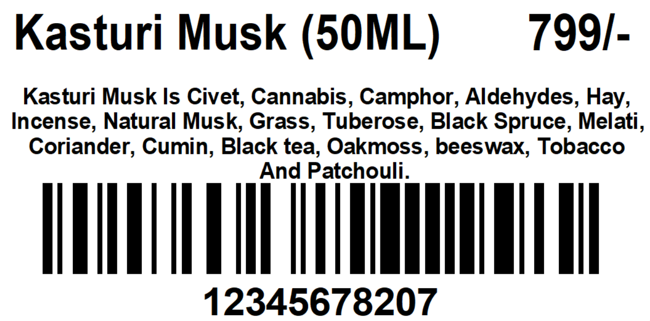 Kasturi Musk 50ml