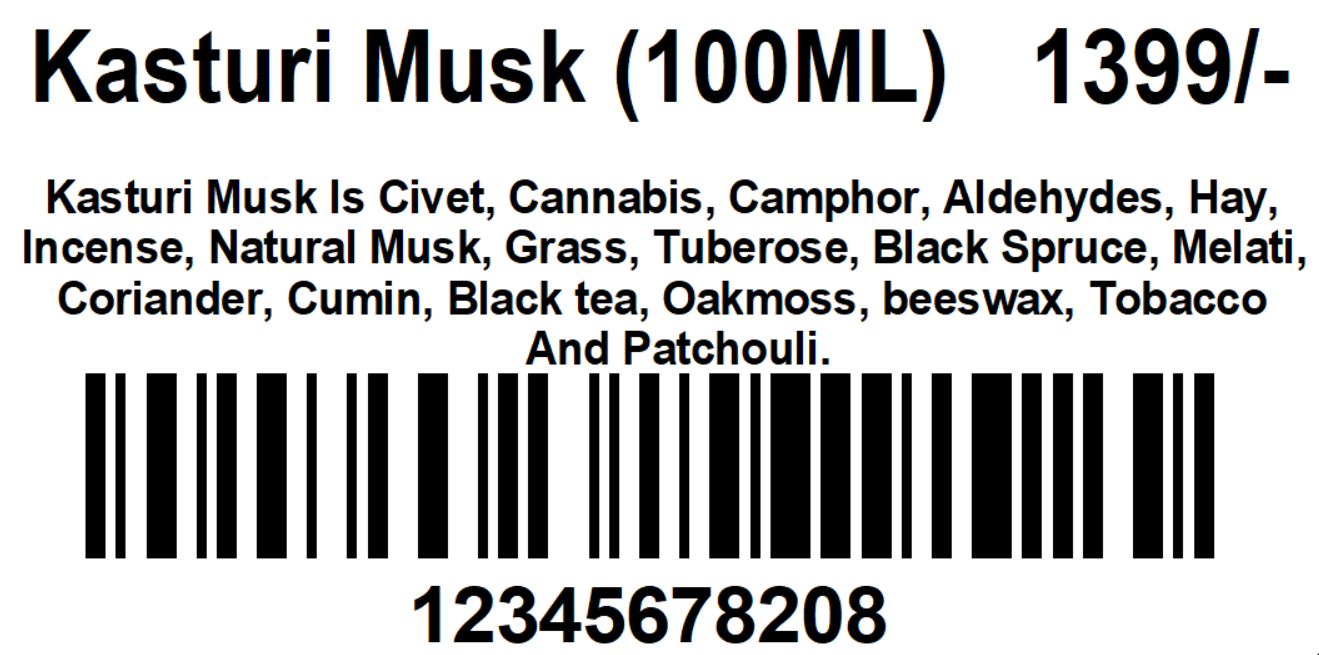 Kasturi Musk 100ml