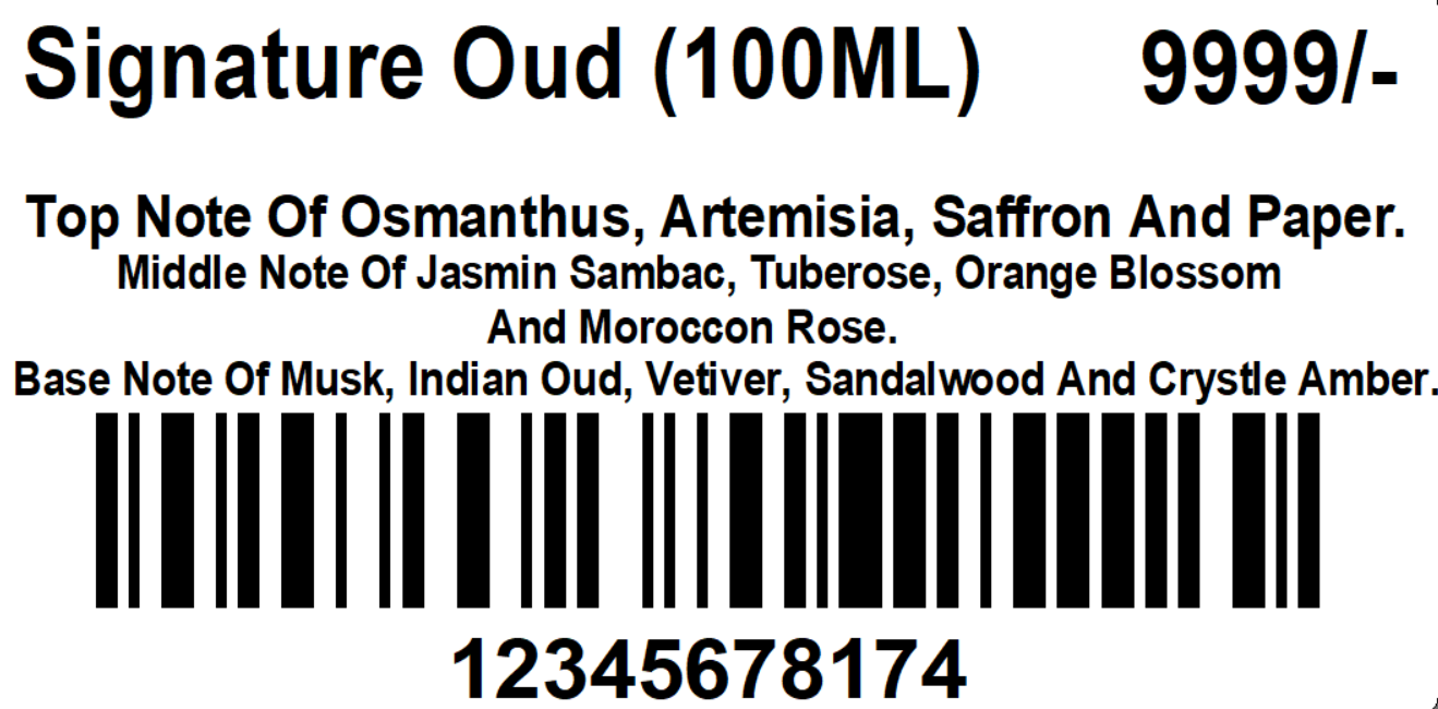 Signature Oud 100ml