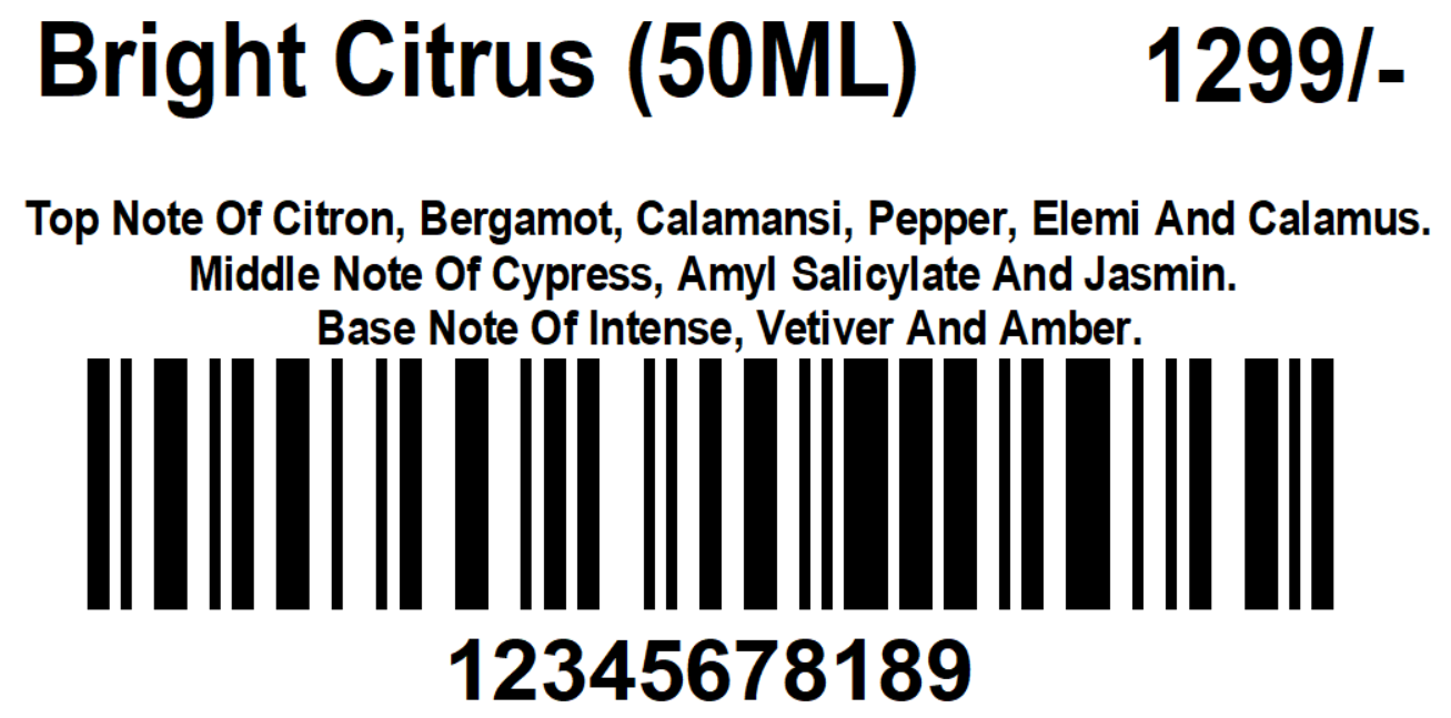Bright Citrus 50ml