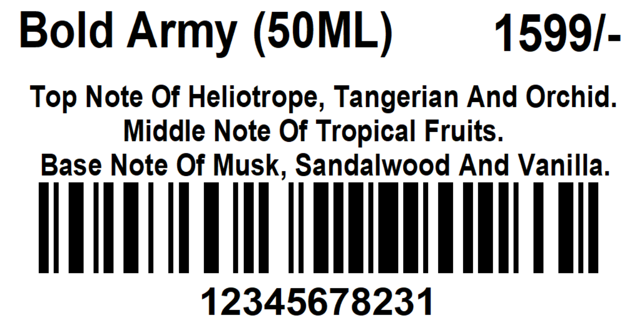 Bold Army 50ml